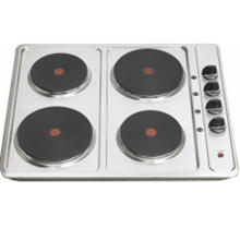 60cm Electric Cooktop with 4 Hot Plates